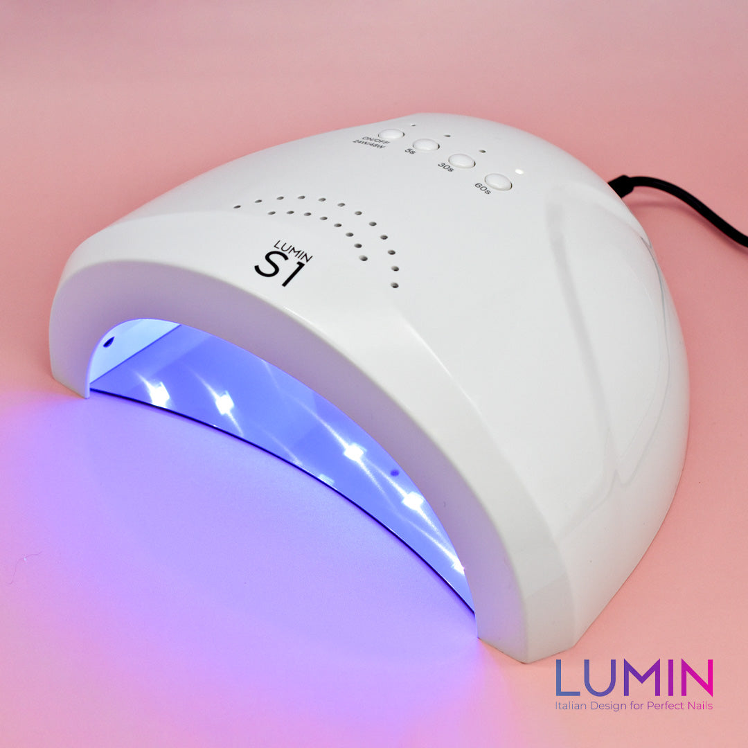 LUMIN S1 LAMPADA UV LED 48W con Timer, Sensore automatico