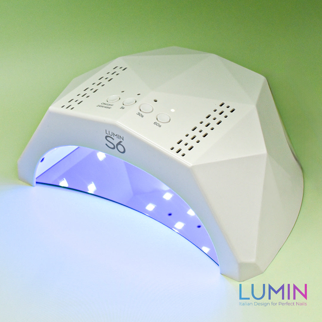 LUMIN S6 LAMPADA UV LED 48W compatta con Timer, Sensore automatico