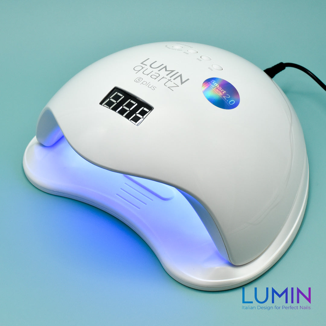 LUMIN QUARTZ Q5 Plus UV LED 48W con Display, Timer, Sensore automatico