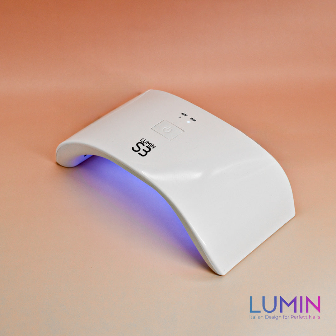 LUMIN S3 LAMPADA UV LED 24W compatta con Timer, Sensore automatico